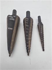 Milwaukee Tool 48-89-9291 Pro-Grade 3pc Cobalt Step Drill Bit Set/Kit w/ Case